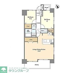 AmourYokohama 3LDKの間取図画像