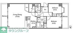 物件の間取り
