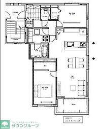 Ｌａ　ｖｉｅ　Ｒａｄｉｅｕｓｅ　ラ　ヴィ　ラディユズ 2階2LDKの間取り