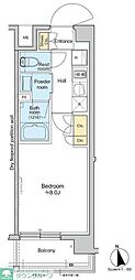 RESIDENCEKLENJI 1Kの間取図画像