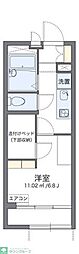 レオパレスタウニー下連雀 1Kの間取図画像