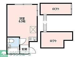 メゾン蘭 ワンルームの間取図画像