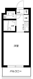 スカイコート荻窪5 ワンルームの間取図画像