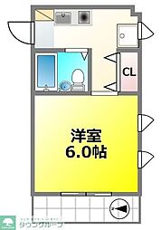 第一高橋ビル ワンルームの間取図画像