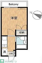 三鷹の森レジデンス 1Kの間取図画像