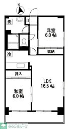 ソル・ビエント 2LDKの間取図画像