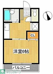 プラネット吉祥寺2 1Kの間取図画像