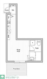 LUEX吉祥寺イースト ワンルームの間取図画像
