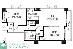 東急田園都市線 三軒茶屋駅 徒歩10分の賃貸マンション 1階1SLDKの間取り