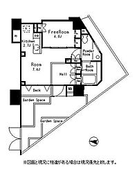 ＭＦＰＲコート目黒南 1階1SKの間取り