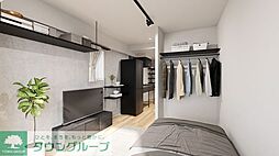 都営大江戸線 若松河田駅 徒歩6分の賃貸マンション 6階1Kのリビング/ダイニング