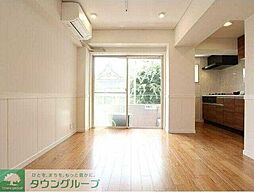 東急目黒線 不動前駅 徒歩8分の賃貸マンション 3階ワンルームのリビング/ダイニング