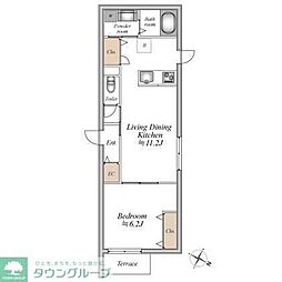 間取図画像 1LDK