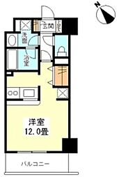 TKフラッツ渋谷 ワンルームの間取図画像
