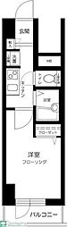 ステージファースト恵比寿 1Kの間取図画像