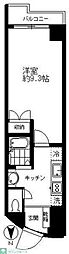 S・ファミーユ 1Kの間取図画像