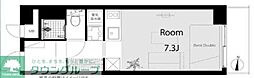 ライオンズマンション麻布 ワンルームの間取図画像