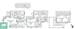 AGRATIOTERRCE恵比寿 2DKの間取図画像