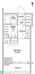 プライムアーバン学芸大学2 1Kの間取図画像
