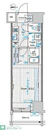 ブライズ方南町 1Kの間取図画像