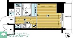 トーシンフェニックス代々木 1Kの間取図画像