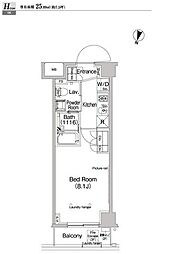 プラウドフラット学芸大学2 1Kの間取図画像