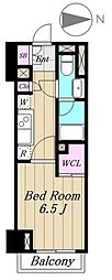 COMFORIA世田谷上馬 1Kの間取図画像