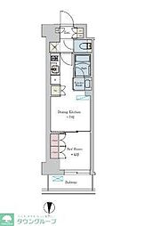 Brilliaist池尻大橋 1DKの間取図画像