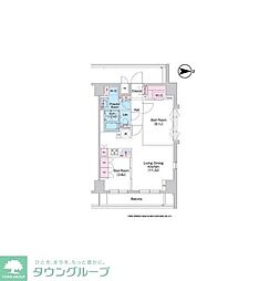 COMFORIA世田谷上馬 2LDKの間取図画像