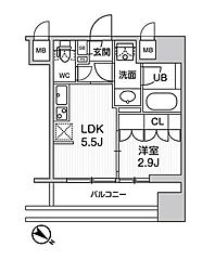 物件の間取り