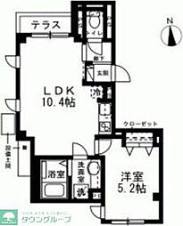 YayoiGarden 1階1LDKの間取り