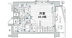 日神デュオステージ杉並井荻 7階1Kの間取り