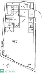 iON下北沢 4階ワンルームの間取り