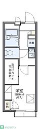 セレーヌ新高円寺 1Kの間取図画像