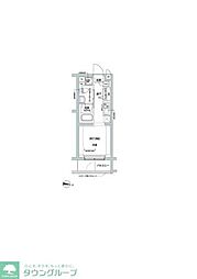 RELUXIA方南町II ワンルームの間取図画像