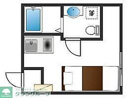 渋谷区初台1丁目マンション ワンルームの間取図画像
