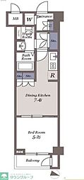 ドゥーエ参宮橋 1DKの間取図画像