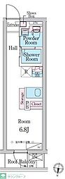 DUOMAISON笹塚 ワンルームの間取図画像