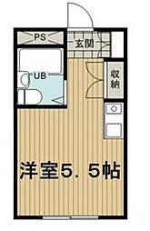 アムロゼッタ西荻窪 ワンルームの間取図画像