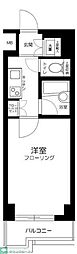 ルーブル野方参番館 1Kの間取図画像