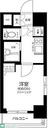 ベルファース渋谷 1Kの間取図画像