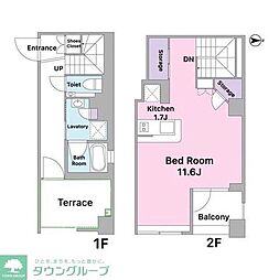 SAKAEPLANET1 ワンルームの間取図画像