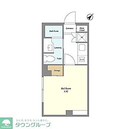 エルスタンザ代々木 1Kの間取図画像