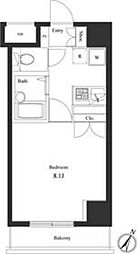 ウェルト笹塚ツイン1 1Kの間取図画像