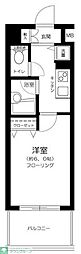 アヴァンツアーレ新宿ピアチェーレ 1Kの間取図画像