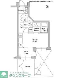 コンフォリア原宿 ワンルームの間取図画像