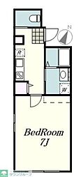 世田谷区羽根木1丁目マンション 1Kの間取図画像