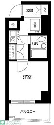 ドルチェ新宿 1Kの間取図画像