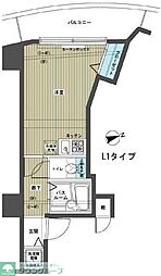 フェニックス笹塚弐番館 ワンルームの間取図画像