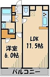 JR京浜東北・根岸線 赤羽駅 バス14分 前野町4丁目下車 徒歩5分の賃貸マンション 2階1LDKの間取り